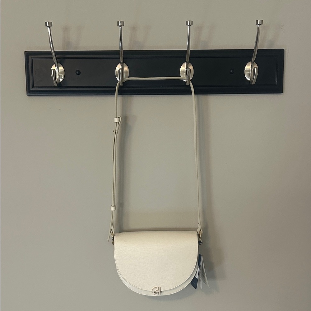 Cole Haan Cream Satchel Crossbody Bag